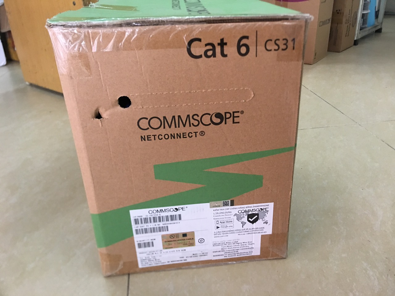 Cáp mạng Cat6 commscope